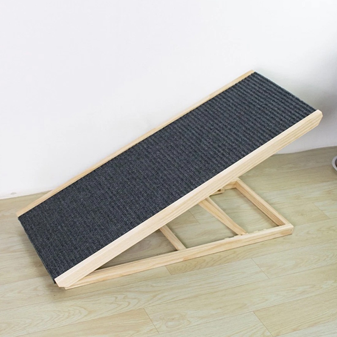 Adjustable Wooden Dog Ramp with Non-Slip Surface - Image 7