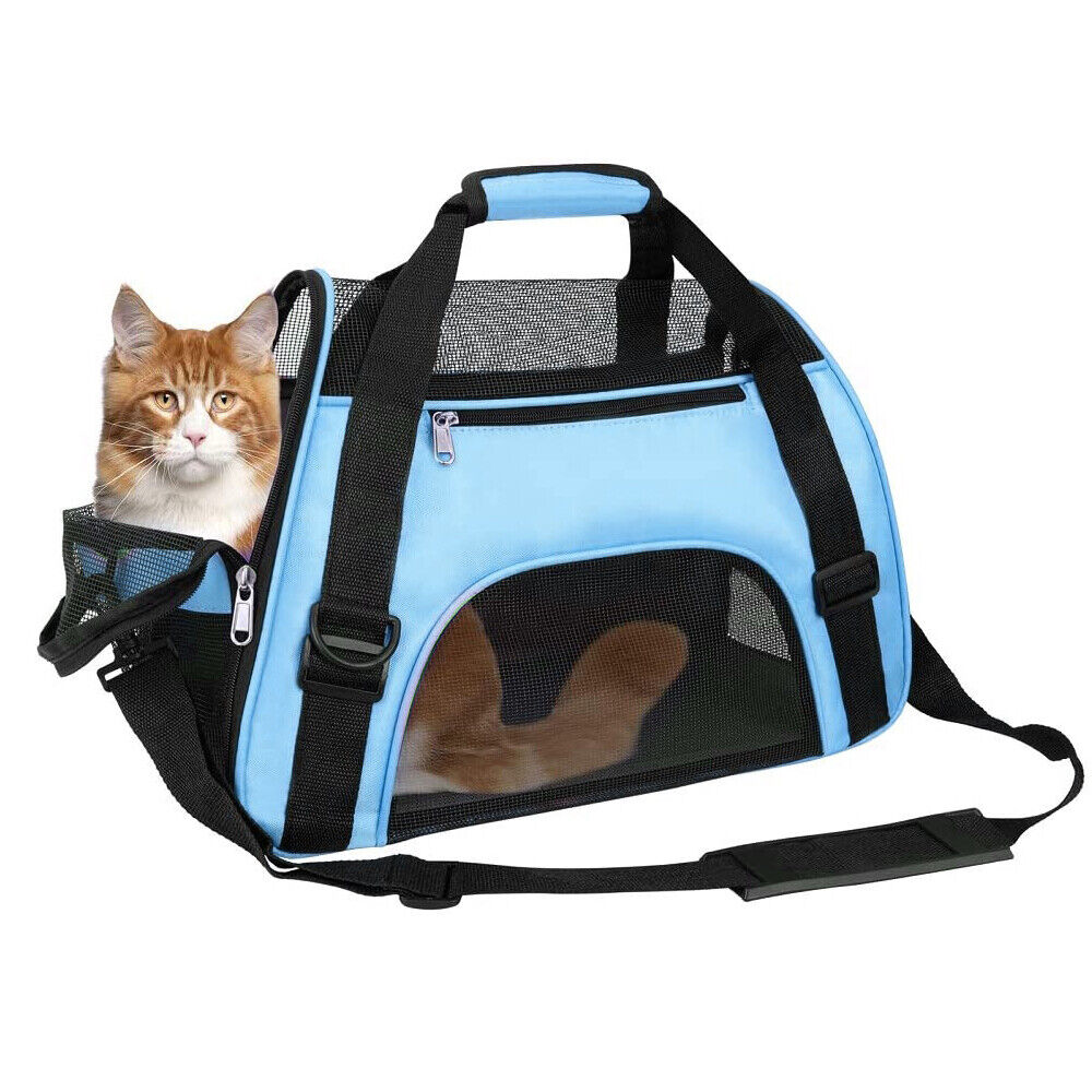 Foldable Soft Pet Travel Carrier - Black - Image 7