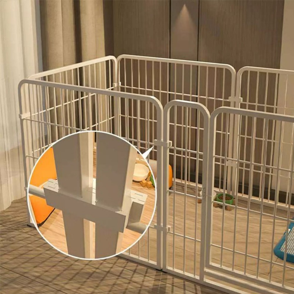 6-Panel Foldable Dog & Puppy Playpen - Image 4