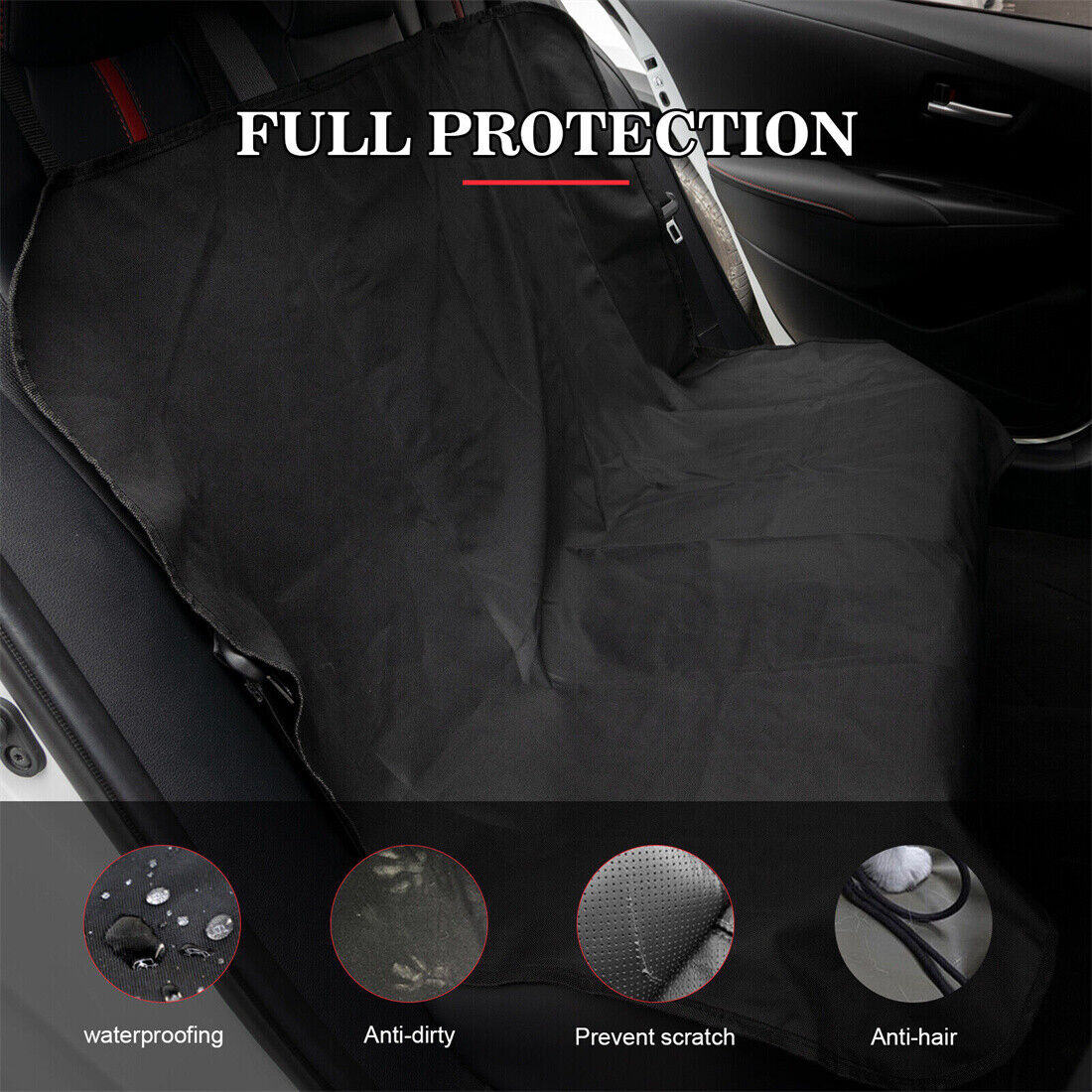 Waterproof Dog Rear Seat Protector - Image 4