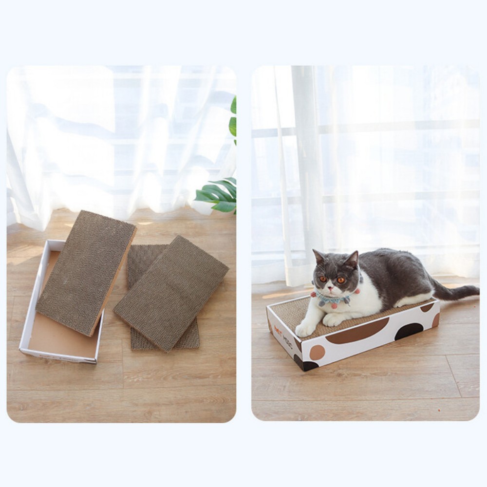 3-Piece Double-Sided Cat Scratcher Set - Image 6
