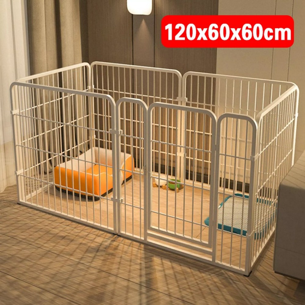6-Panel Foldable Dog & Puppy Playpen - Image 2
